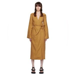Nanushka Farah Dress in Camel